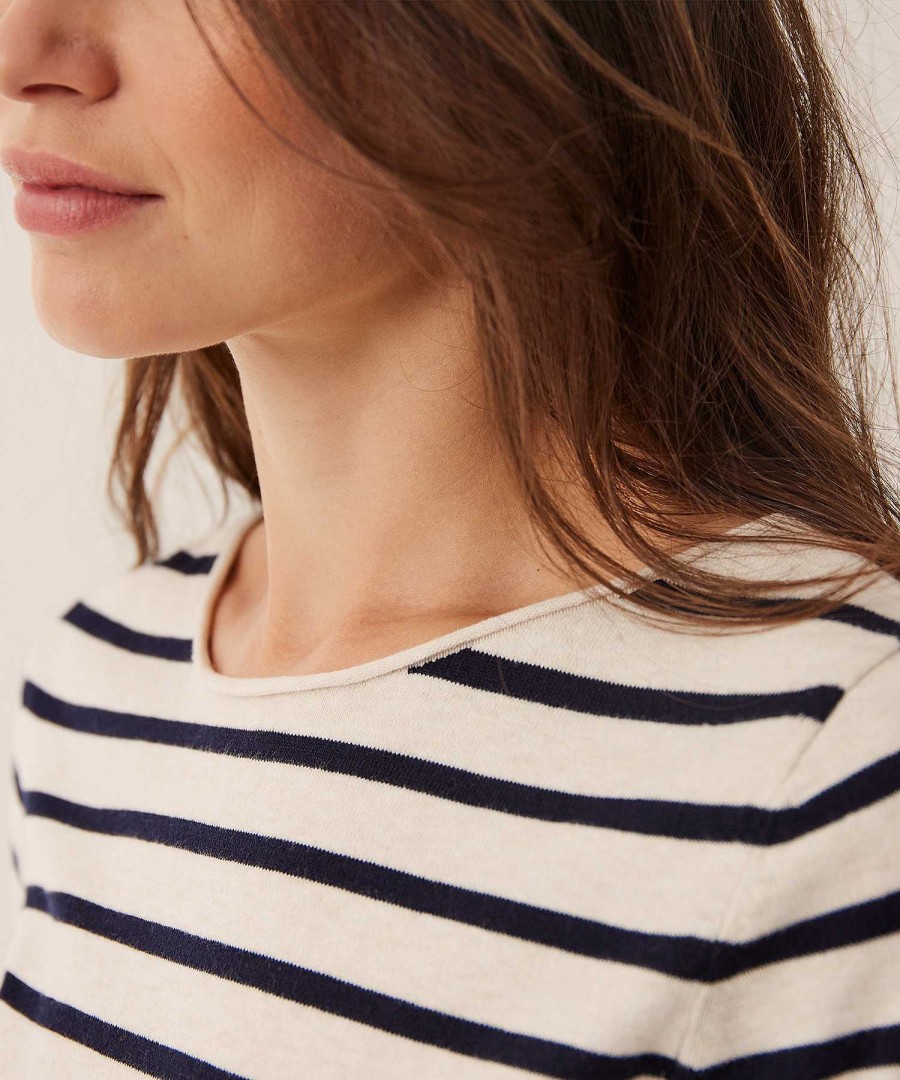 OUI Oui Sweater Breton Stripe Hot