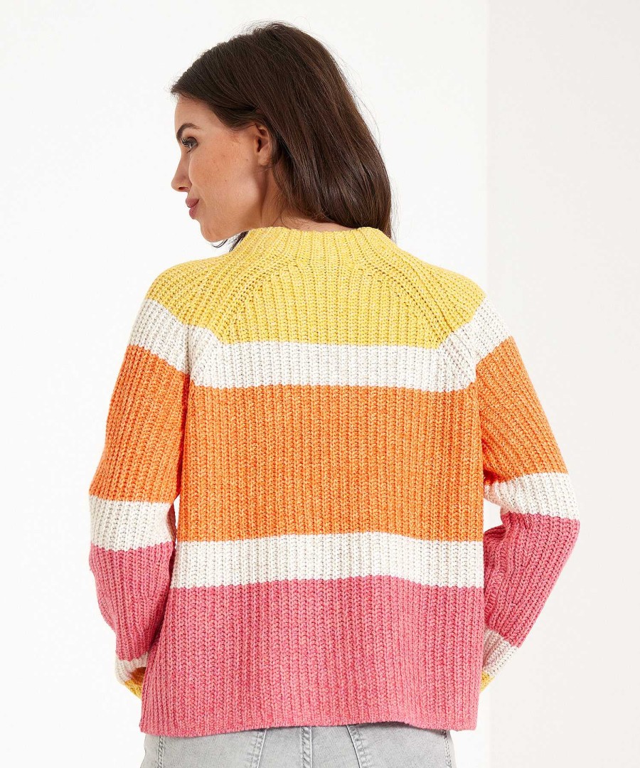 OUI Oui Sweater Colorblock Clearance