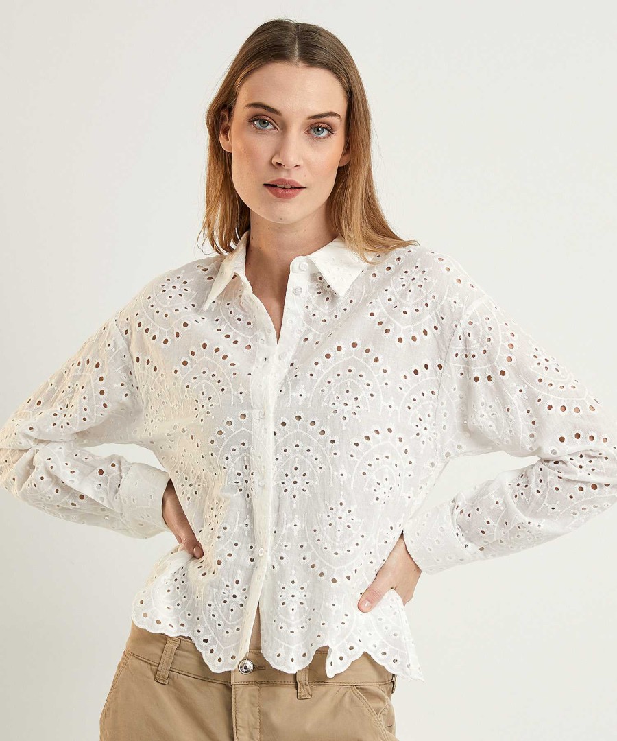 OUI Oui Ajour Blouse Online