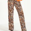 KYRA Kyra Palazzo Pants Tiger Print Hidde New