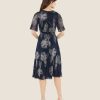 Swing Swing Wrap Dress Lurex Flowers New