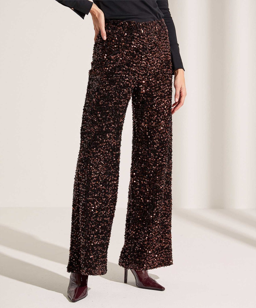 Summum Summum Wide Leg Pants Velvet Sequins Online