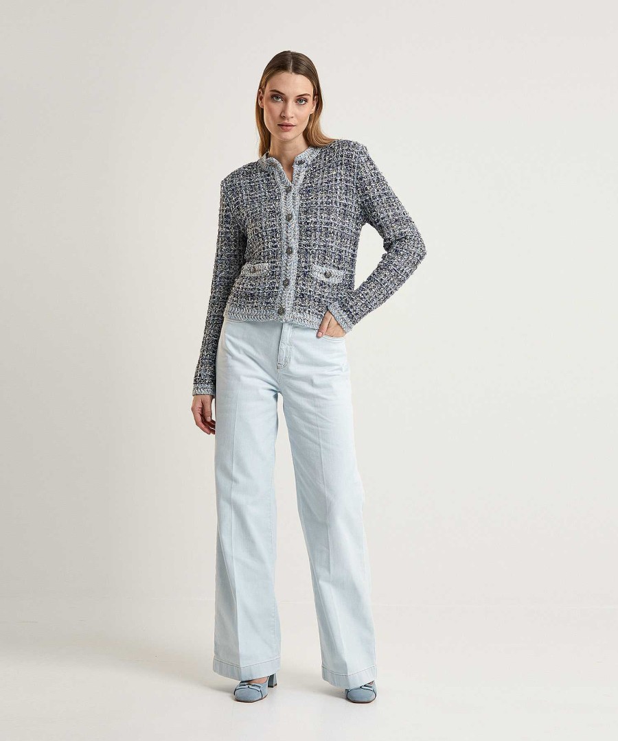 Marc Cain Collections Marc Cain Wide Leg Jeans With Scarf Warri Online