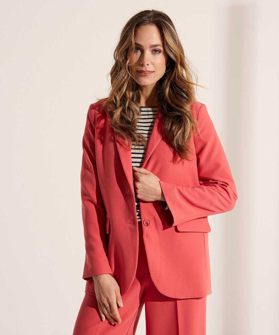 Summum Summum Oversized Blazer Sleeve With Zipper Clearance