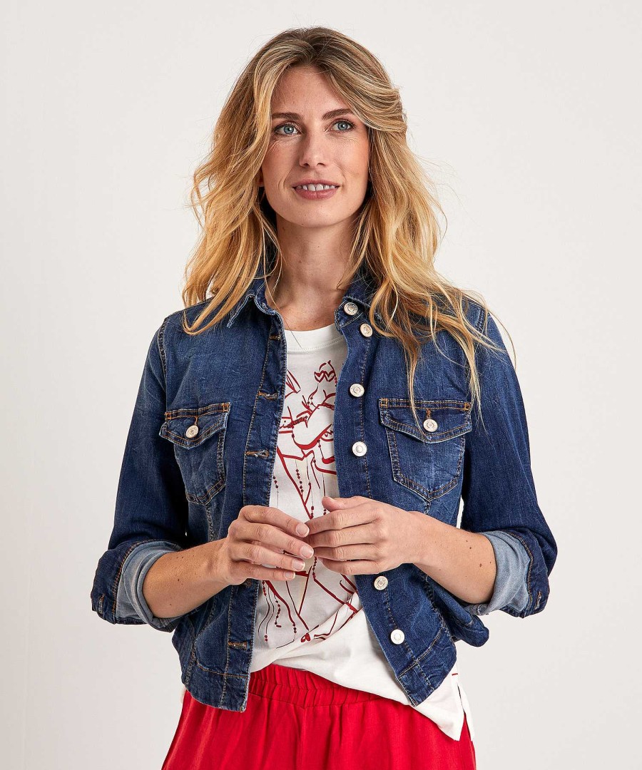 MAC Jeans Mac Jeans Denim Jacket Rich Wholesale