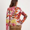 ML Collections Ml Collections Structured Blazer Leaf Print Hot