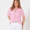 BEONE (FSA) Beone Linen Blouse Short Sleeve Hot