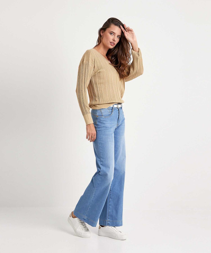 MAC Jeans Mac Jeans Wide Leg Jeans Rich Wholesale