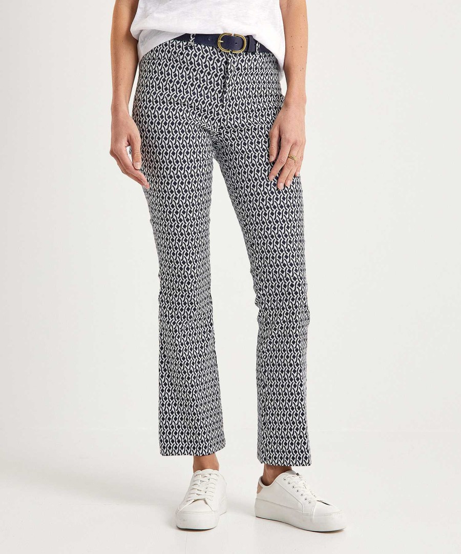 Brax Brax Kick Flare Pants Jacquard Shakira Best