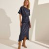 Caroline Biss Caroline Biss Vegan Leather Dress Wholesale