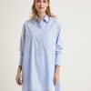 0039 ITALY 0039 Italy Poplin Shirt Dress With Stripe Avery Wholesale