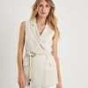 LIU JO Liu Jo Shiny Sleeveless Blazer Best