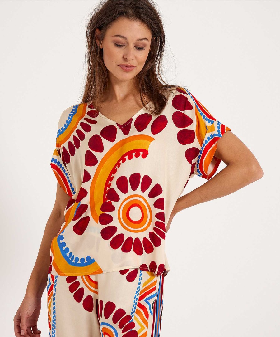 Caroline Biss Caroline Biss Top Ethnic Print Online