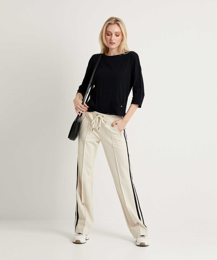 Summum Summum Sweat Pants With Contrast Trim Clearance