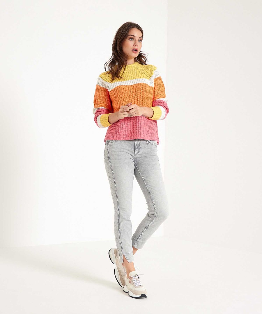 OUI Oui Sweater Colorblock Clearance