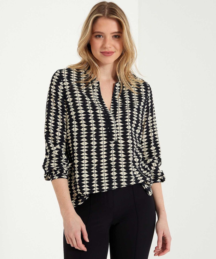 KYRA Kyra Blouse Graphic Print Pam Hot