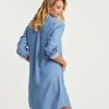 Emotions Emotions Soft Denim Shirt Dress New