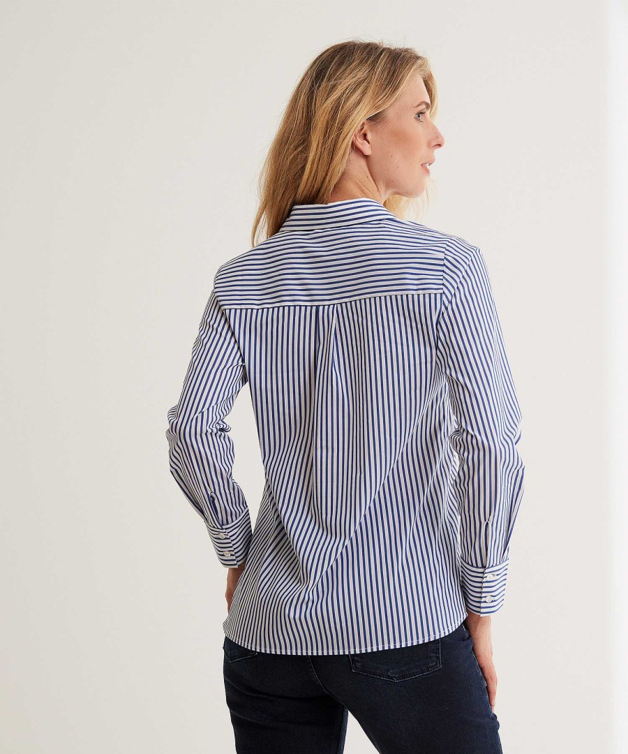 GIULIA E TU Giulia E Tu Poplin Blouse Stripe Best