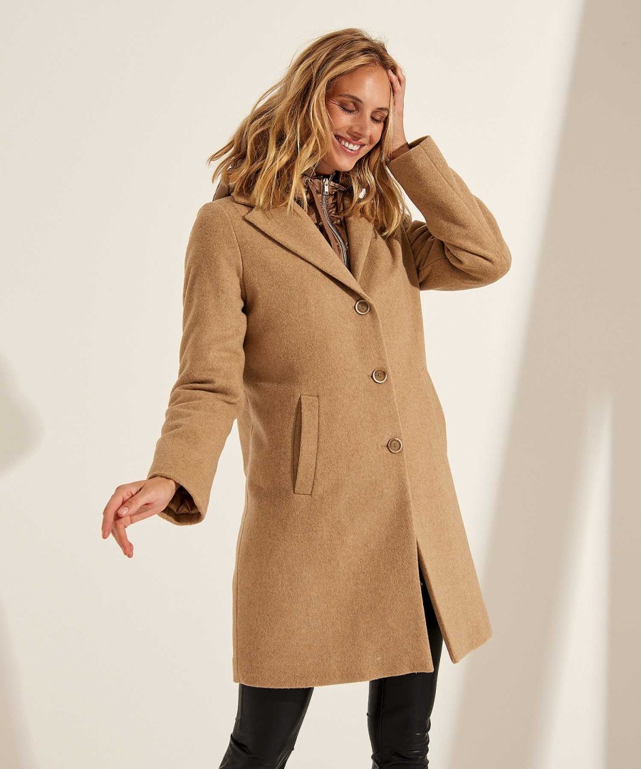 Milestone Milestone Coat Wool With Hood Luisa Online