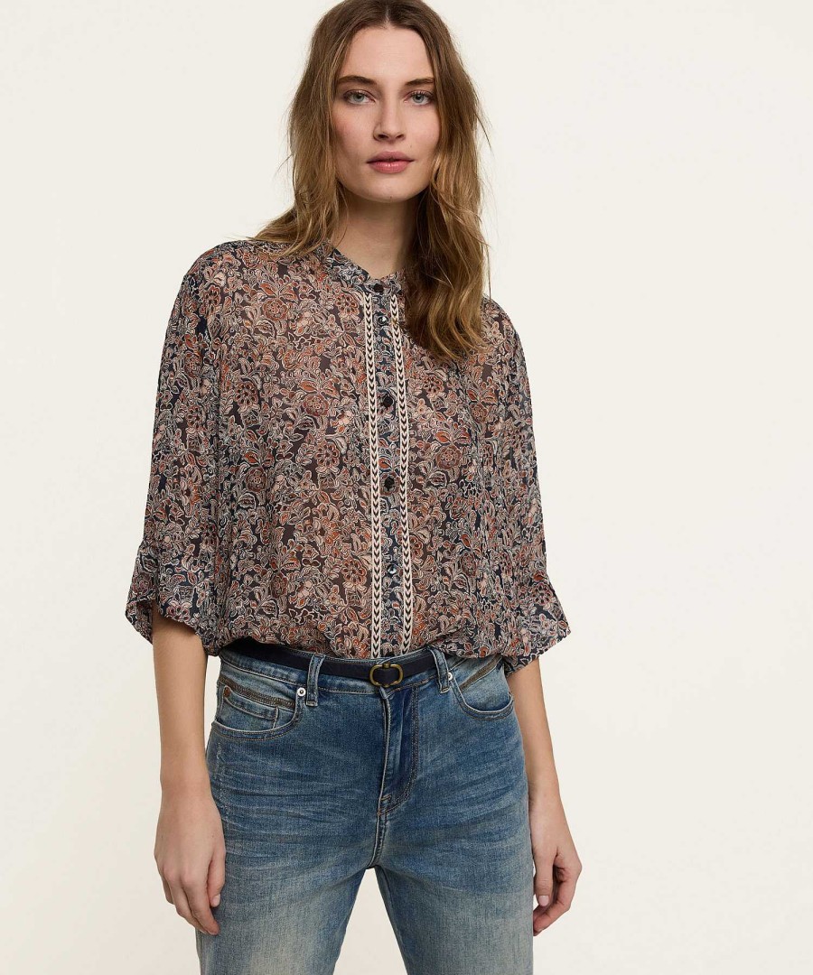 Summum Summum Blouse All-Over Flower New