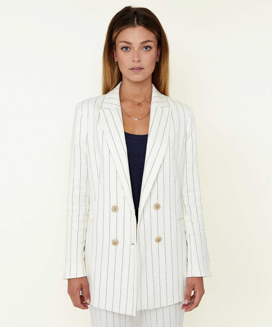 Moscow Moscow Pinstripe Blazer Georgina Best